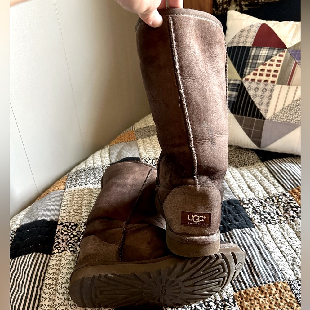 UGG Chocolate Leather Boots